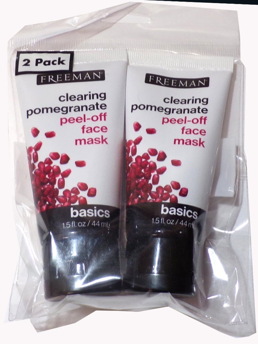 Freeman Basics Clearing Pomegranate peel-off Face Mask 1.5 oz. (Set of 2)